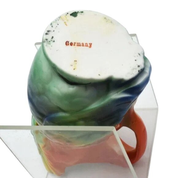 Vintage German Parrott Creamer Bird Owl - Picture 5 of 6